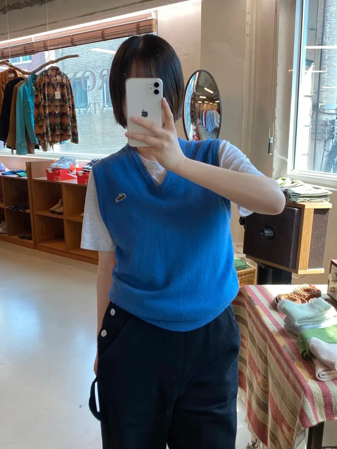 라코스테 브이넥 베스트 (Woman M) B1438 상품이미지2