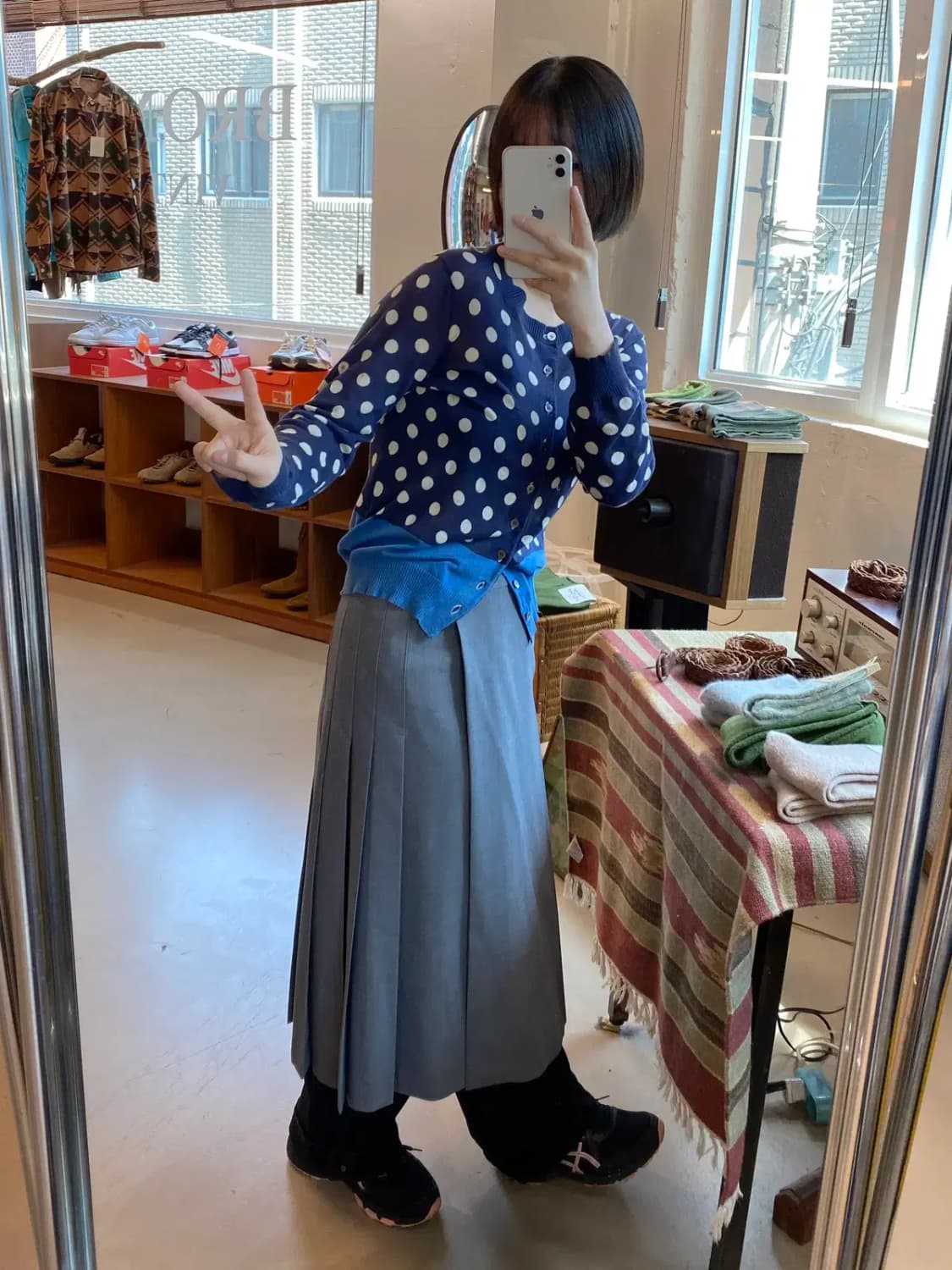 꼼데가르송 도트 가디건 (Woman M) B1445 상품이미지2