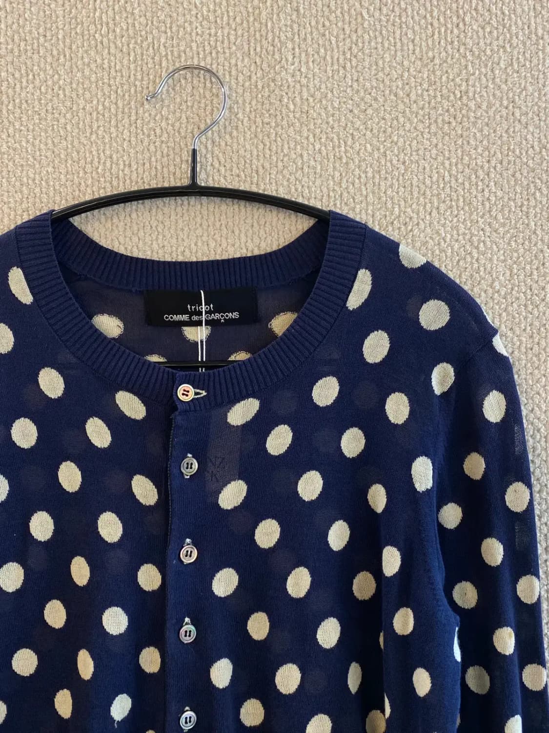 꼼데가르송 도트 가디건 (Woman M) B1445 상품이미지4