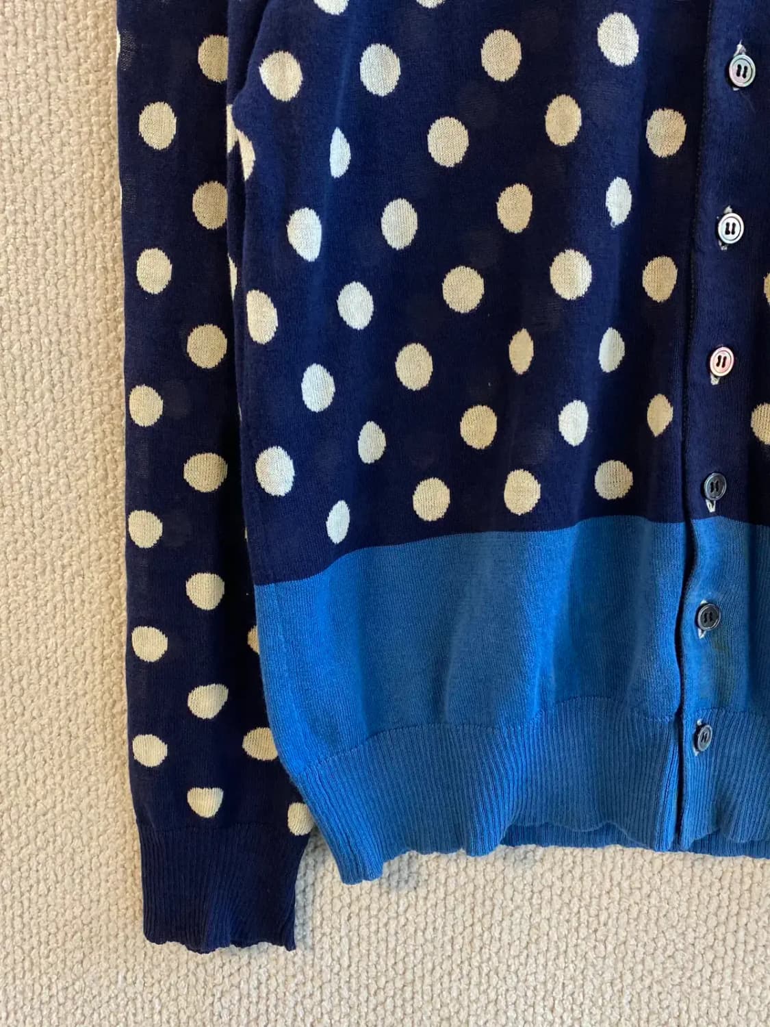 꼼데가르송 도트 가디건 (Woman M) B1445 상품이미지5