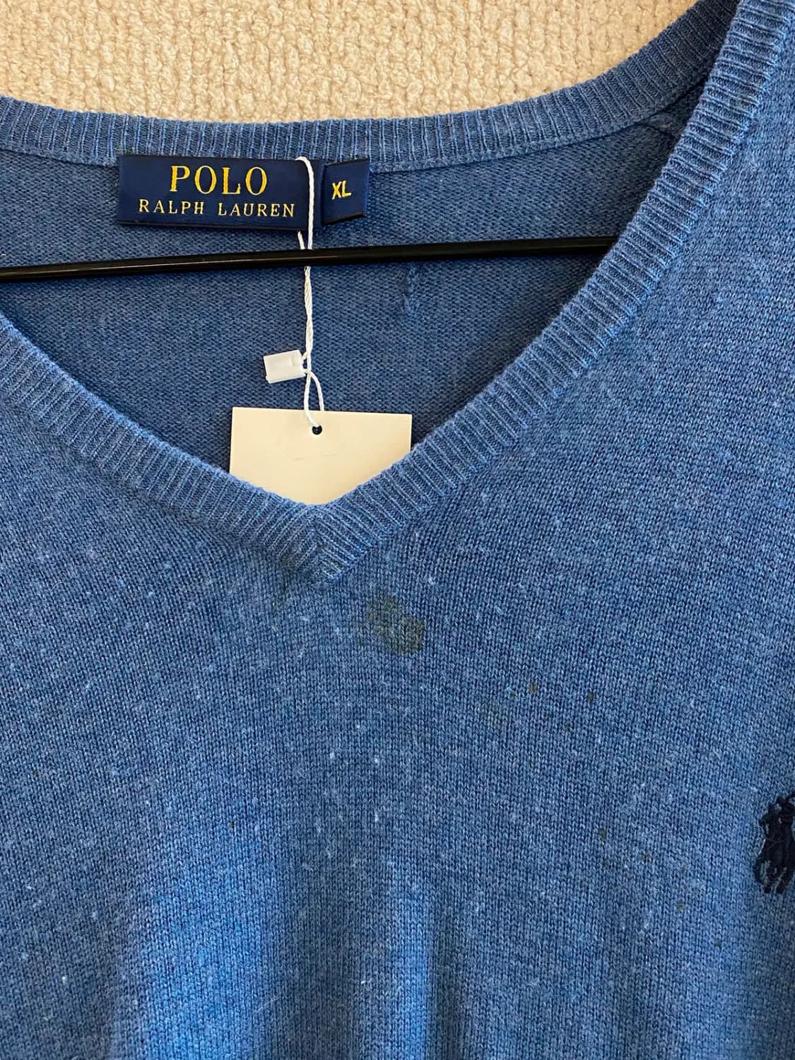 폴로 랄프로렌 브이넥 니트 (Man 2XL) B1462 상품이미지7