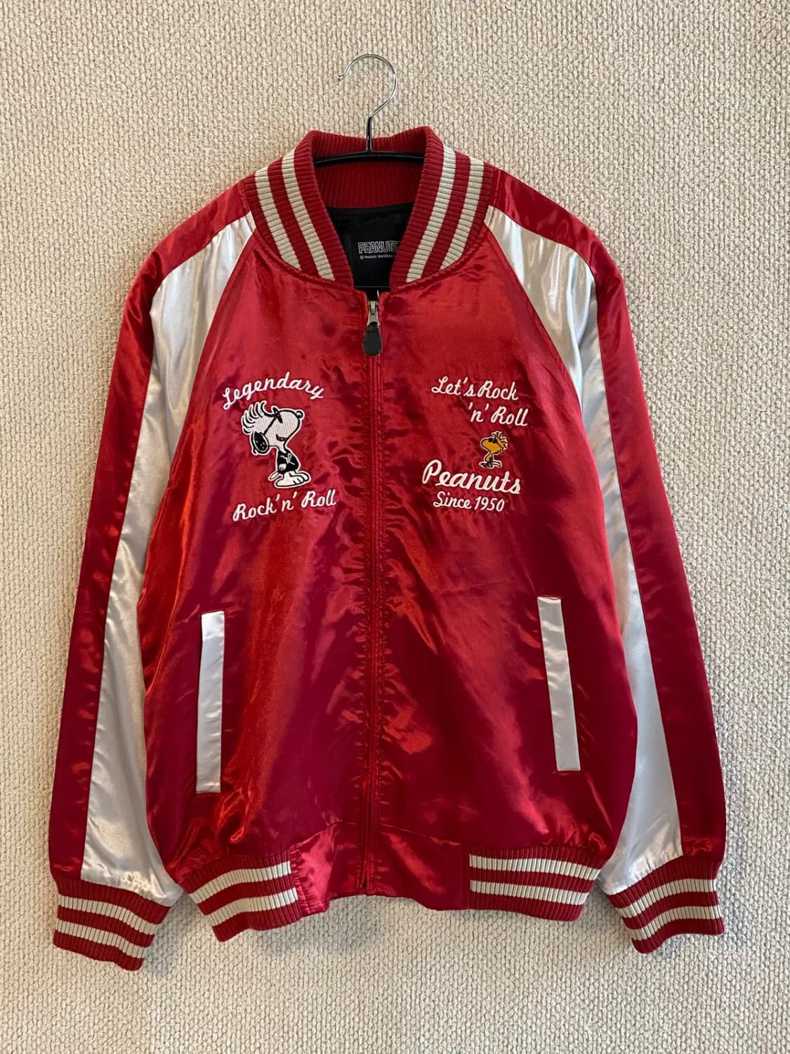 스누피 자수 바시티 자켓 (Woman L) B1460 상품이미지2