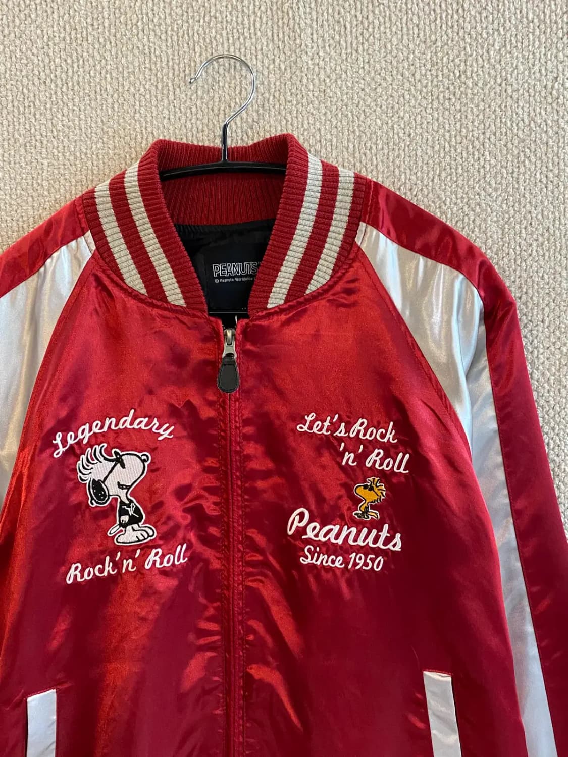 스누피 자수 바시티 자켓 (Woman L) B1460 상품이미지3