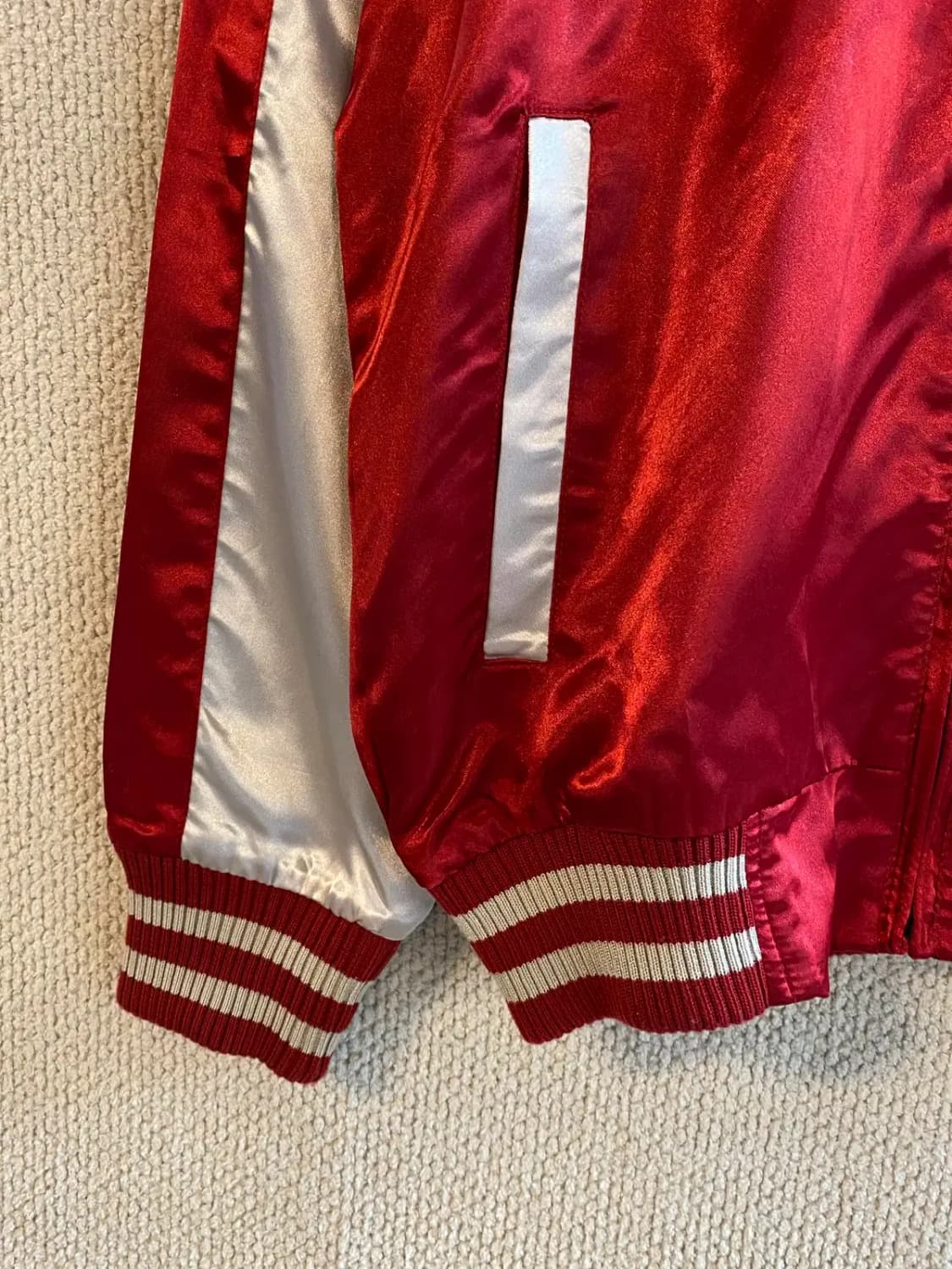 스누피 자수 바시티 자켓 (Woman L) B1460 상품이미지4