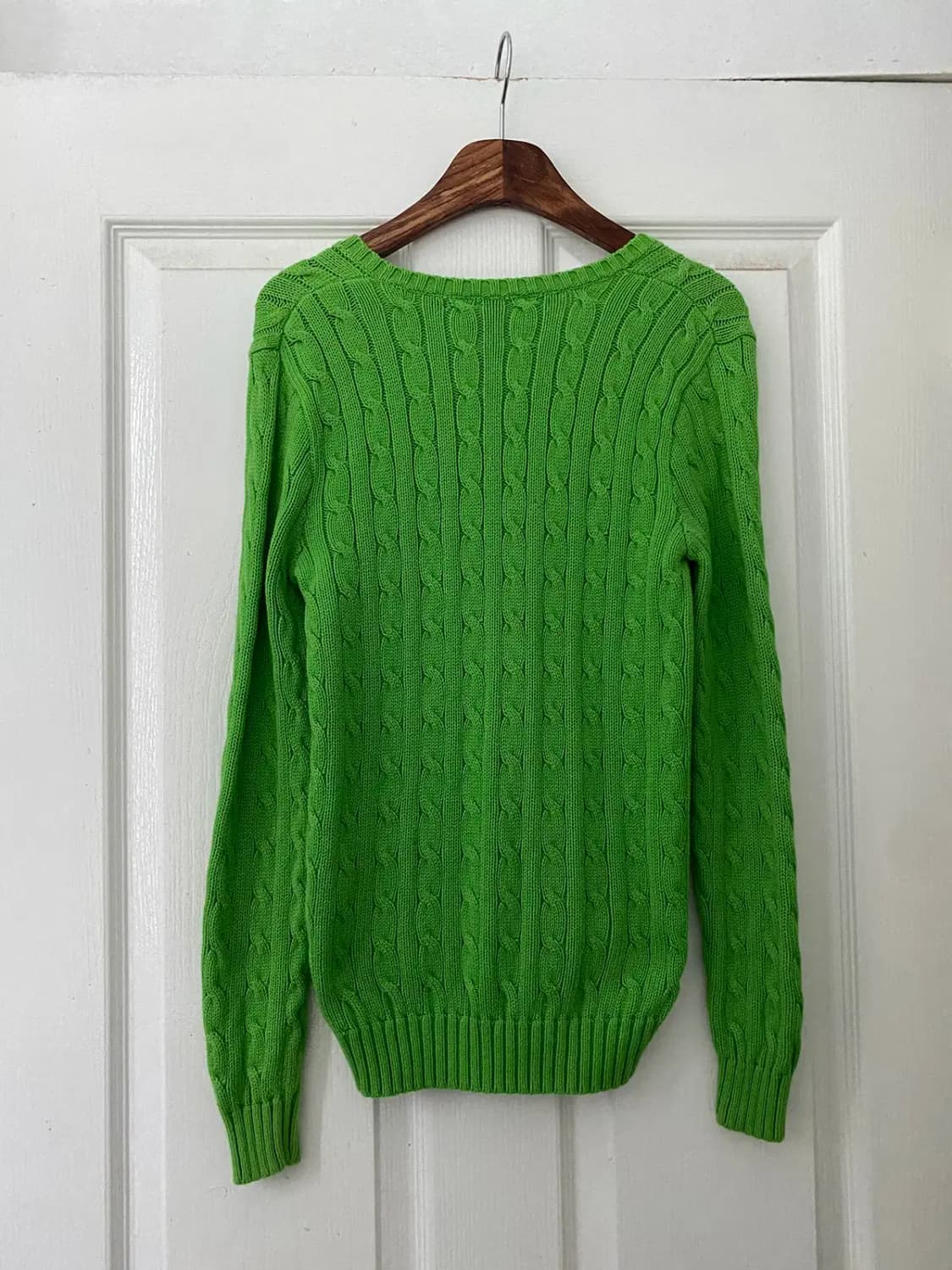 폴로 랄프로렌 브이넥 꽈배기 니트 (Woman XS ) 13038 상품이미지4