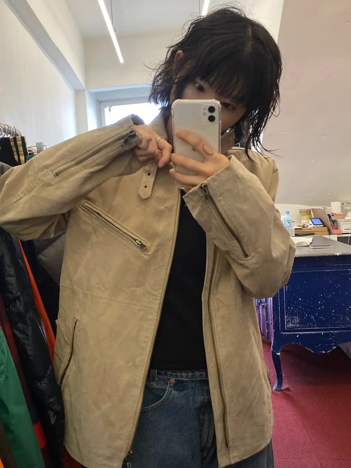 빈티지 피그스킨 레더자켓 (Man XL) 13049 상품이미지2