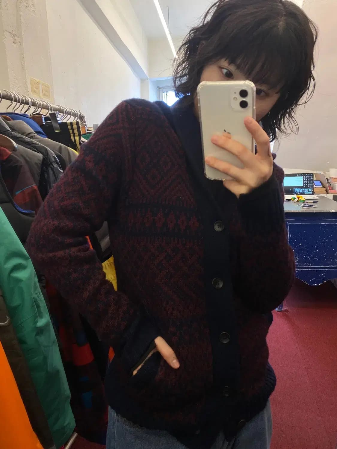 빔즈 패턴 가디건 (Man S) 13048 상품이미지1