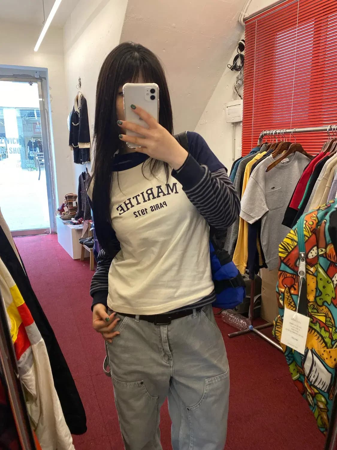 마리뗴 프랑소와 저버 1/2 티셔츠 (Woman S) 13078 상품이미지1