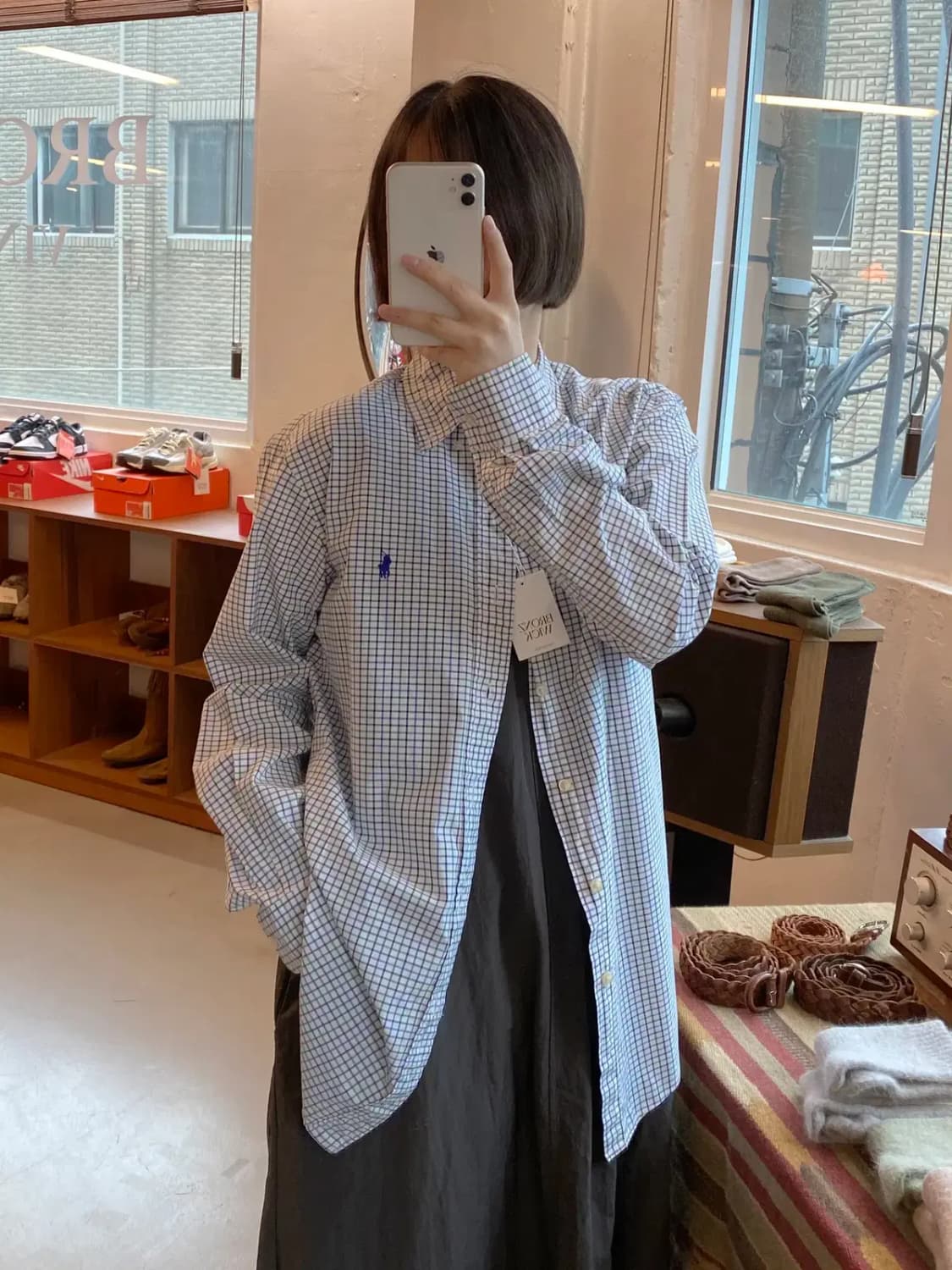 폴로 랄프로렌 체크 셔츠 (Man M) B1511 상품이미지2