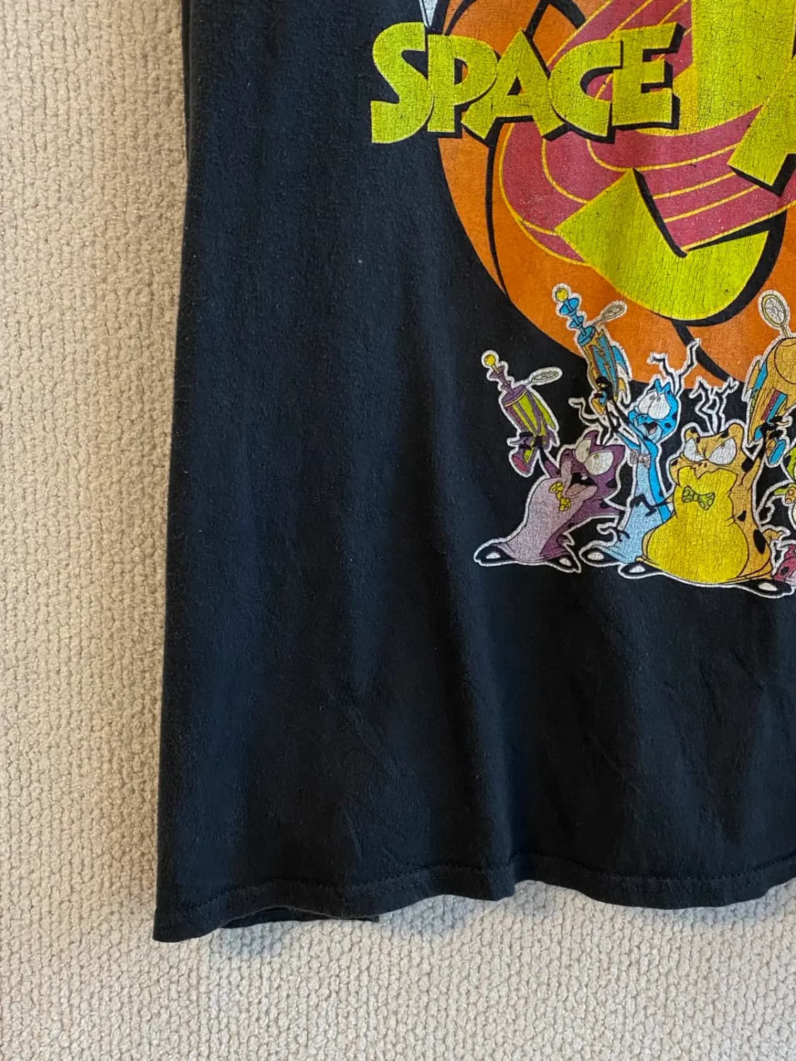 Vintage 카툰 1/2 티셔츠 (Man XL) B1526 상품이미지4