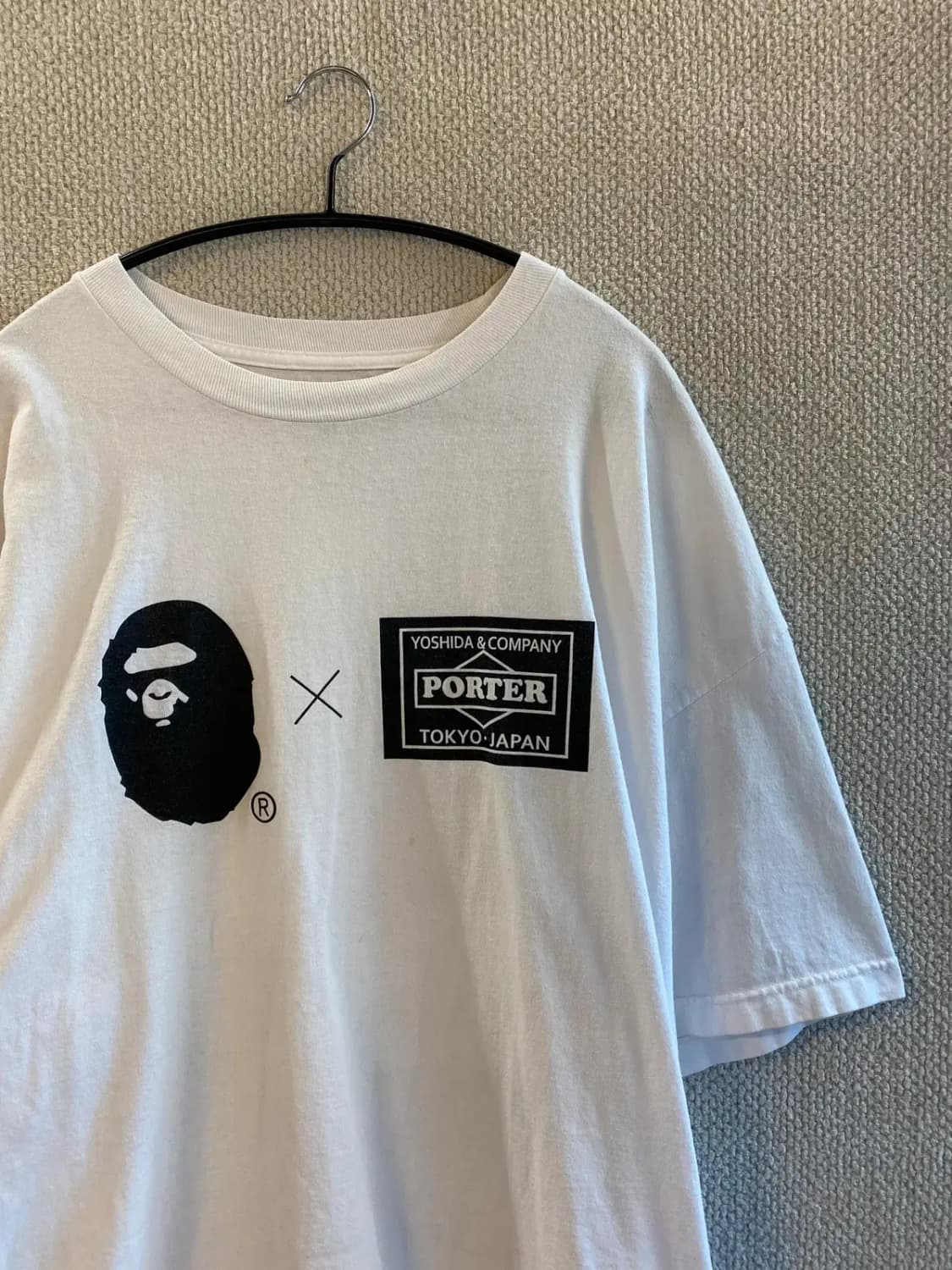 베이프 1/2 티셔츠 (Man 2XL) B1521 상품이미지4