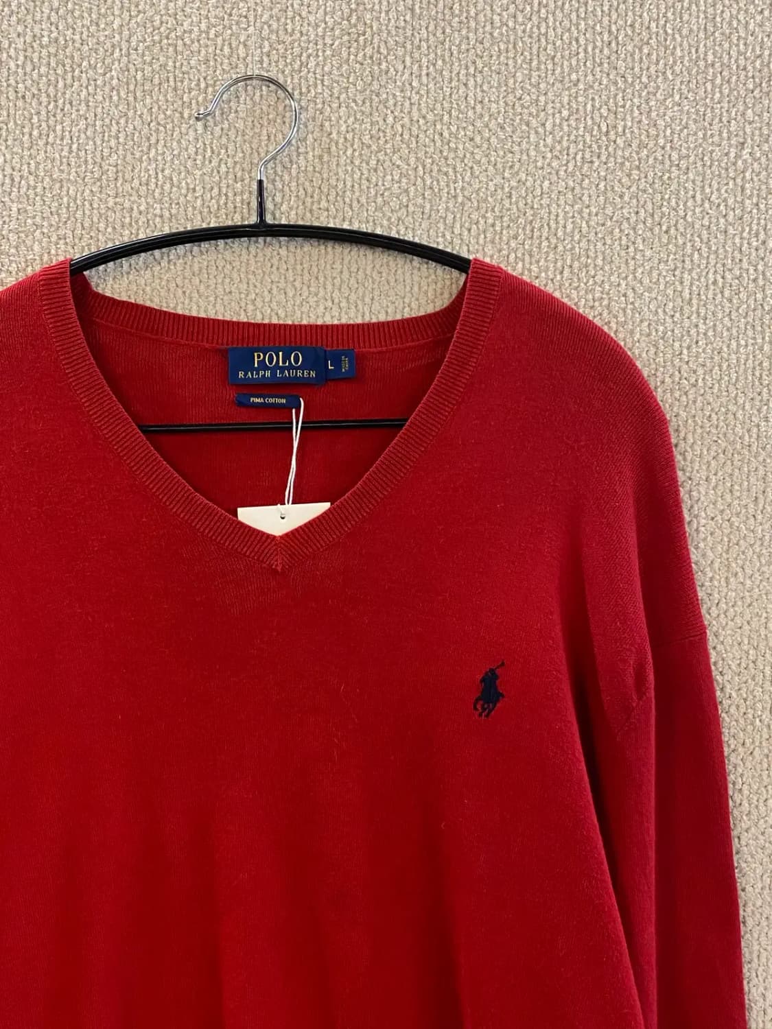 폴로 랄프로렌 브이넥 니트 (Man XL) B1536 상품이미지4