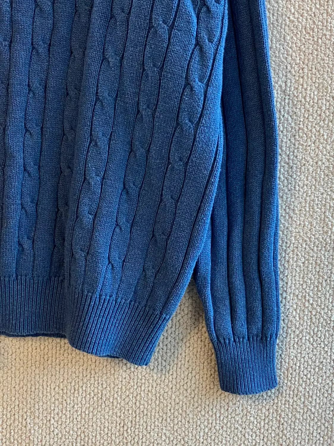 타미 힐피거 케이블 하프 집업 (Man M) B1548 상품이미지4