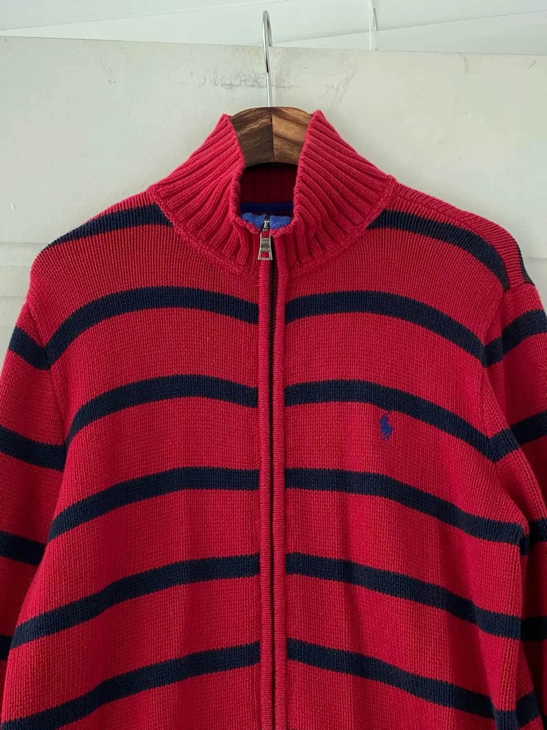 폴로 랄프로렌 스트라이프 니트 집업 (Woman L) 13166 상품이미지4