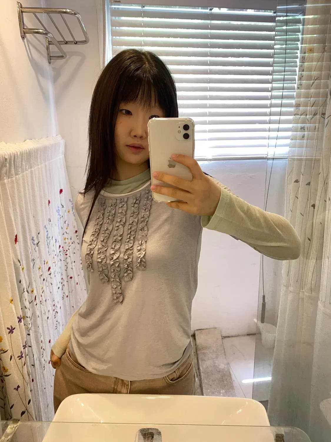 빈티지 1/2 티셔츠 (Woman M) 13164 상품이미지1