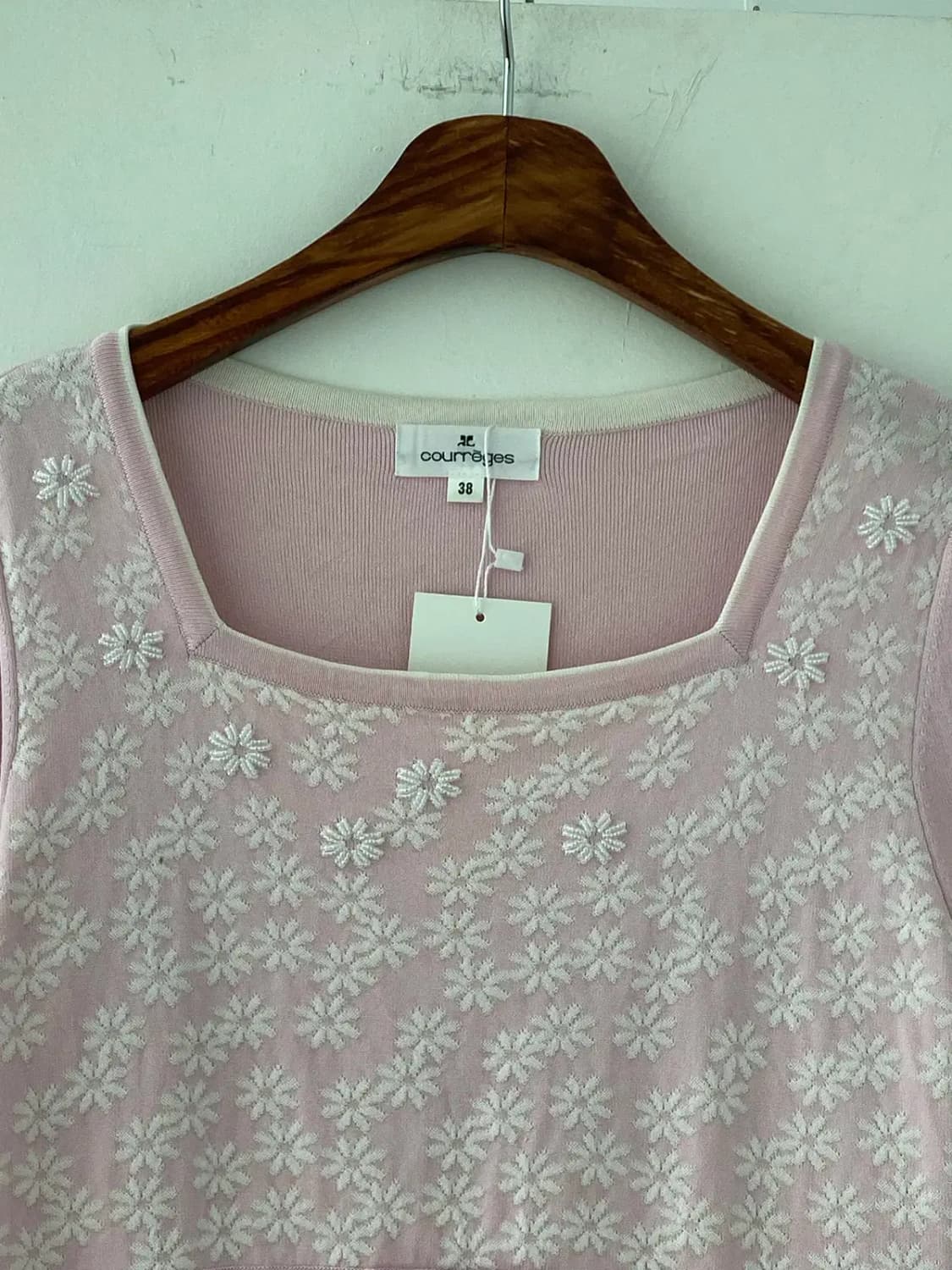 꾸레쥬 1/2 러플 티셔츠 (Woman M) 13158 상품이미지4