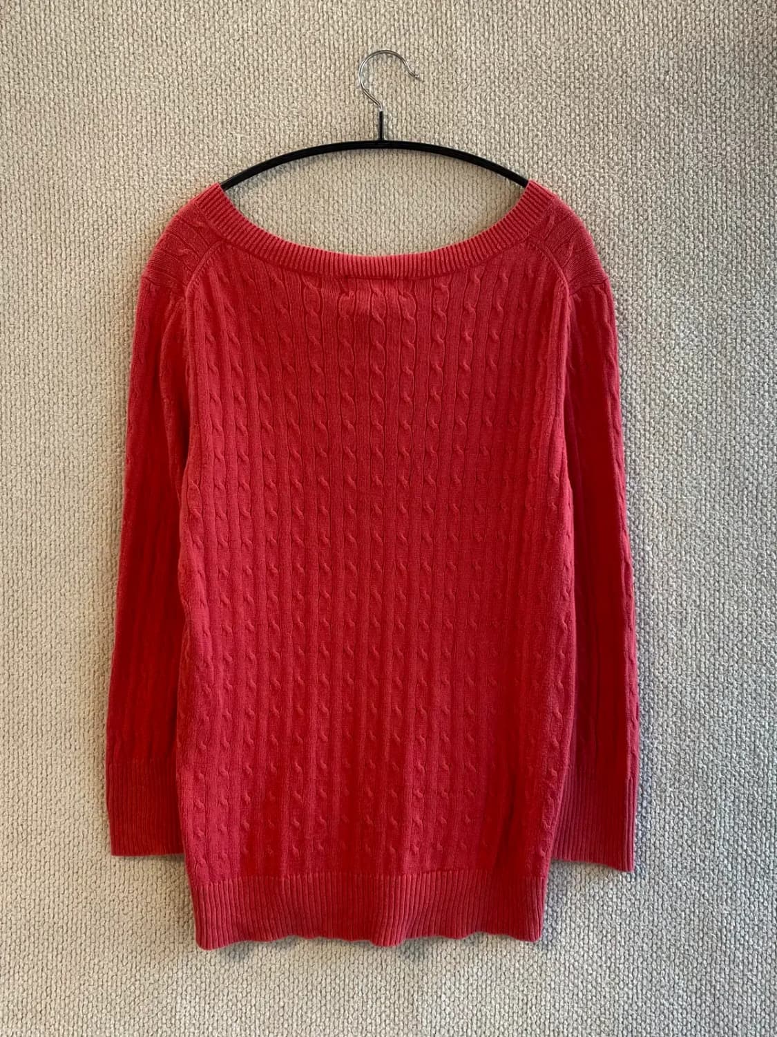 폴로 랄프로렌 V넥 케이블 니트 (Woman M) B1567 상품이미지6