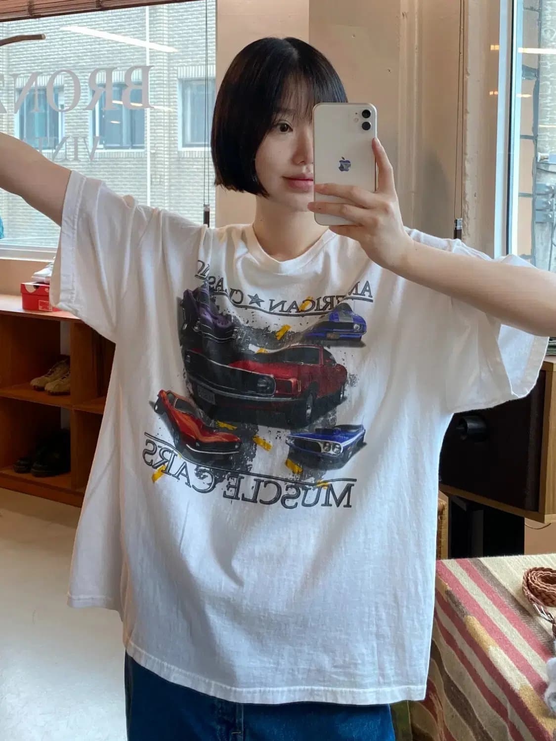 빈티지 1/2 티셔츠 (Man L) B1577 상품이미지1