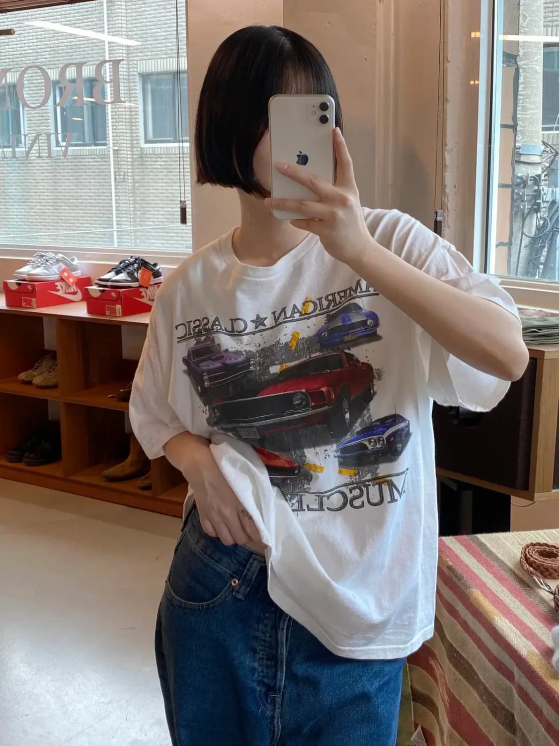 빈티지 1/2 티셔츠 (Man L) B1577 상품이미지2