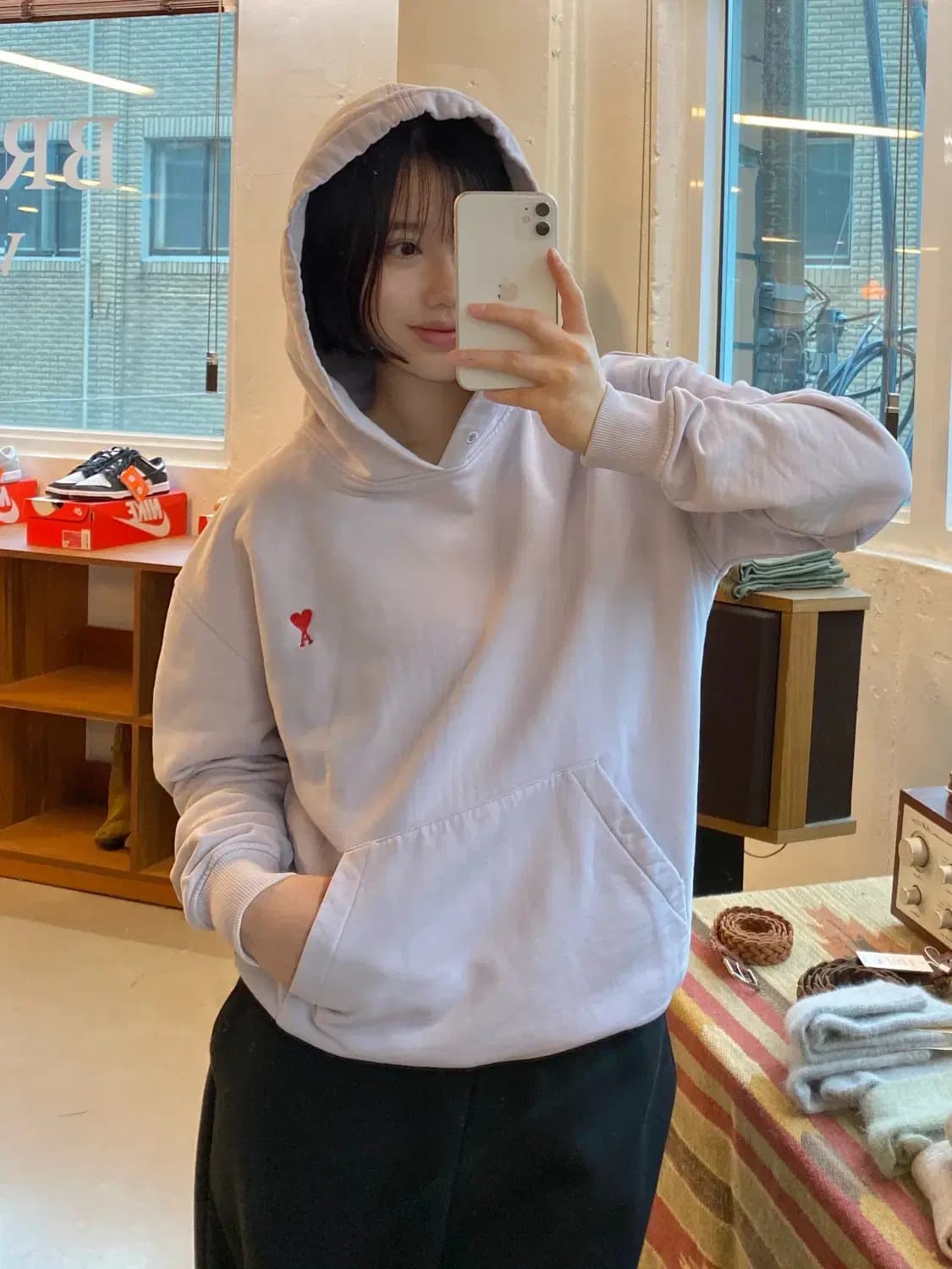 아미 후드티 (Man M) B1604 상품이미지1