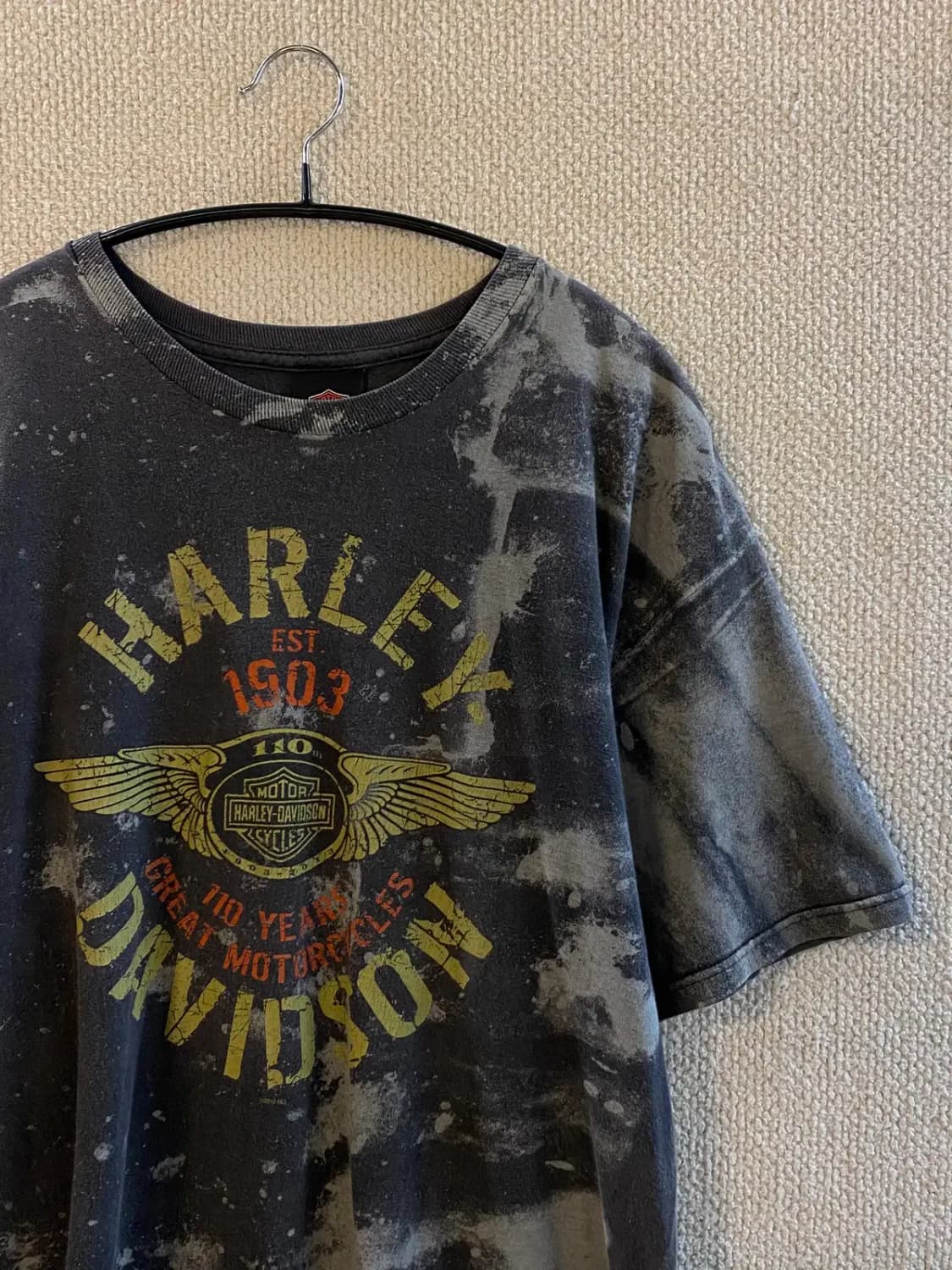 할리데이비슨 워싱 반팔티셔츠 (Man L) B1601 상품이미지3