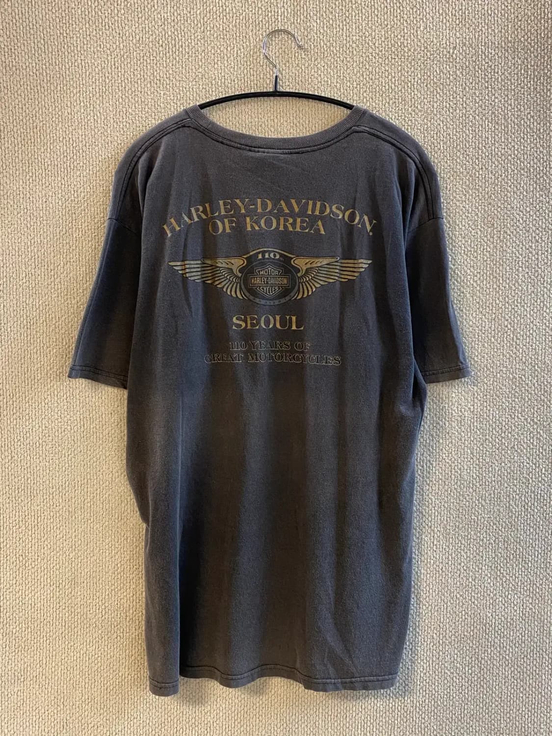 할리데이비슨 워싱 반팔티셔츠 (Man L) B1601 상품이미지5