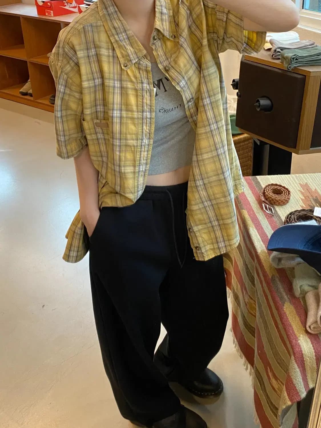 칼하트 1/2 체크 셔츠 (Man XL) B1597 상품이미지1