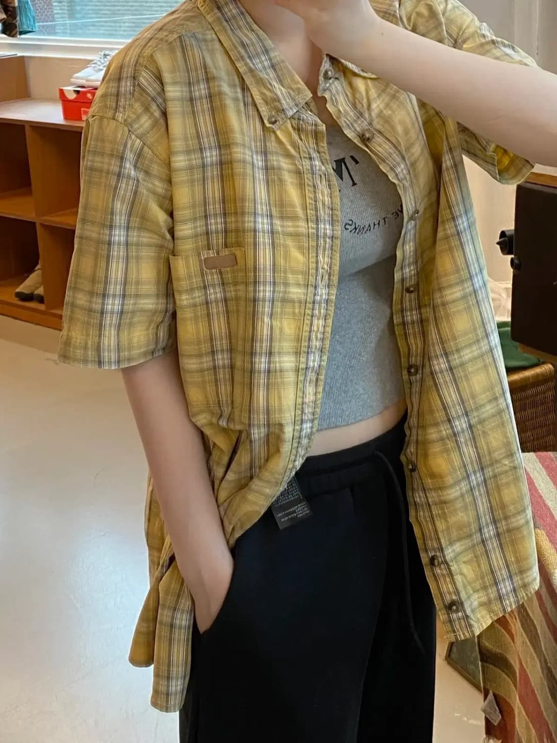 칼하트 1/2 체크 셔츠 (Man XL) B1597 상품이미지2