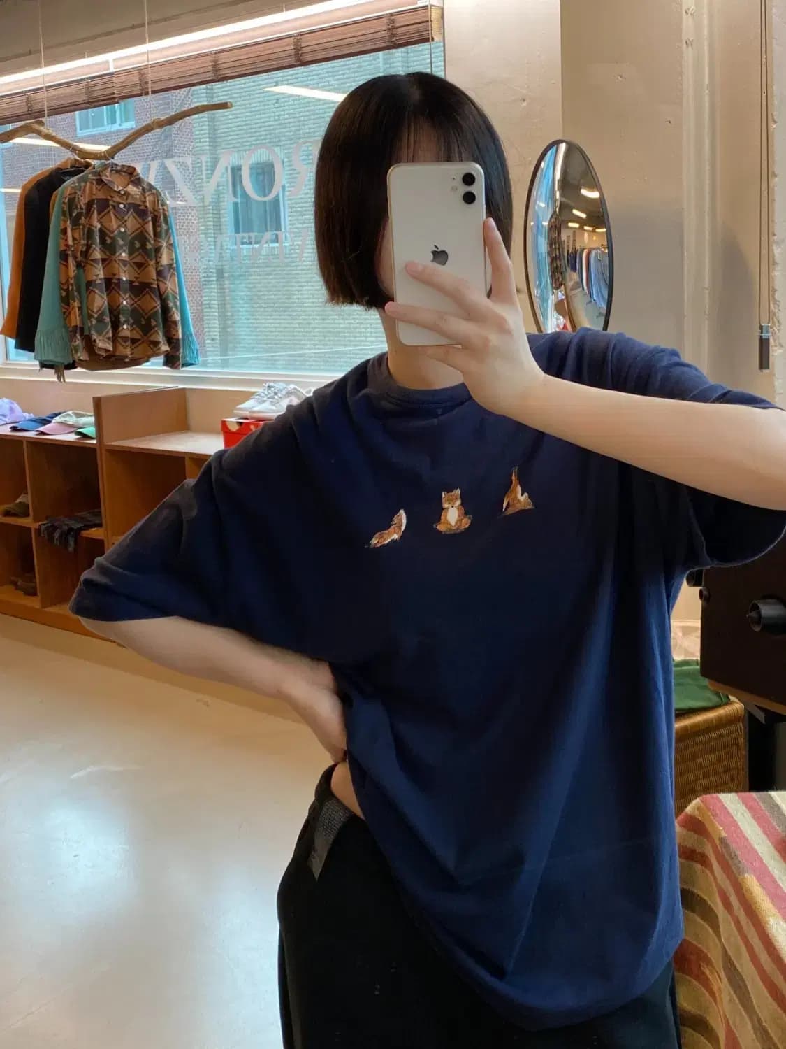 메종키츠네 1/2 티셔츠 (Man L) B1595 상품이미지1