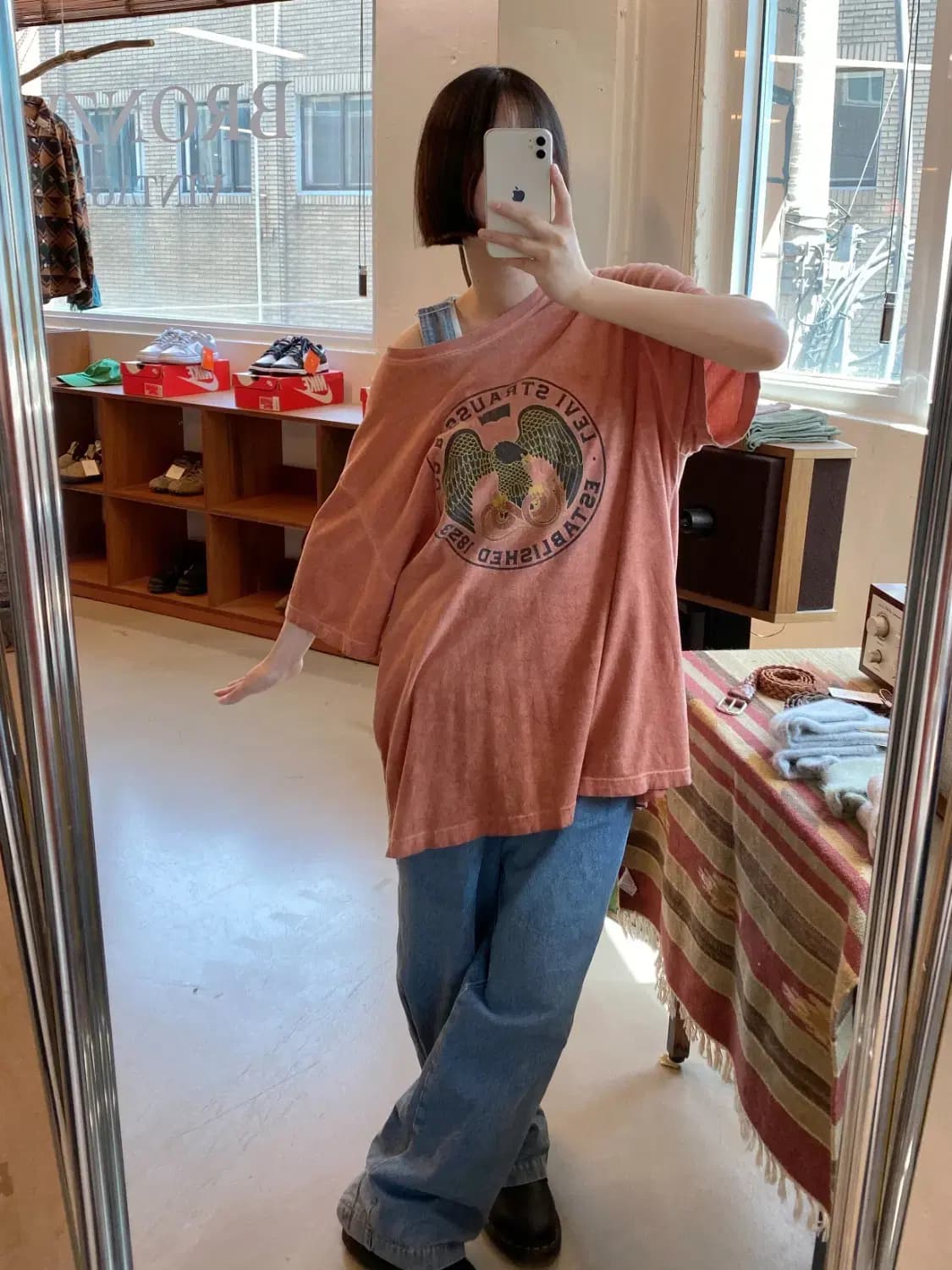 리바이스 프린팅 1/2 티셔츠 (Man 2XL) B1617 상품이미지1