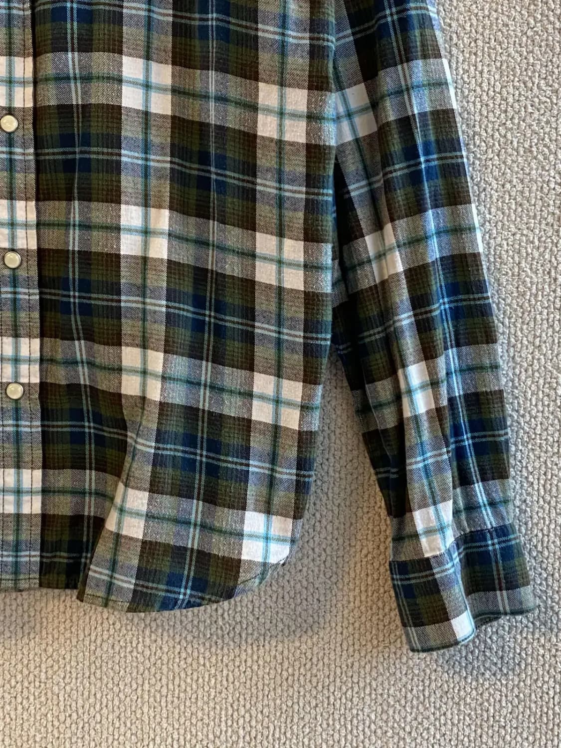 리바이스 체크 패턴 셔츠 (Man M) B1614 상품이미지5