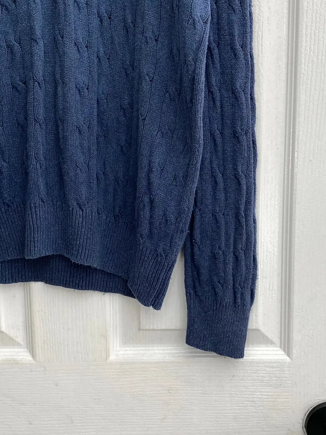 폴로 랄프로렌 꽈배기 반집업 니트 (Man L) 13195 상품이미지5