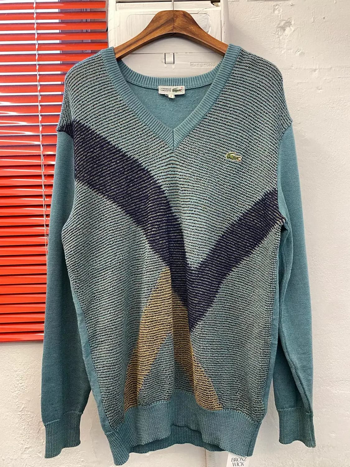 라코스테 패턴 브이넥 니트 (Man L) 13194 상품이미지2