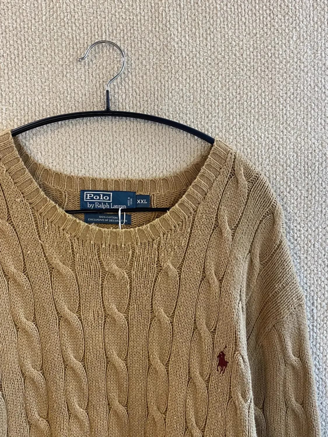 폴로 랄프로렌 케이블 니트 (Man 2XL) B1650 상품이미지4