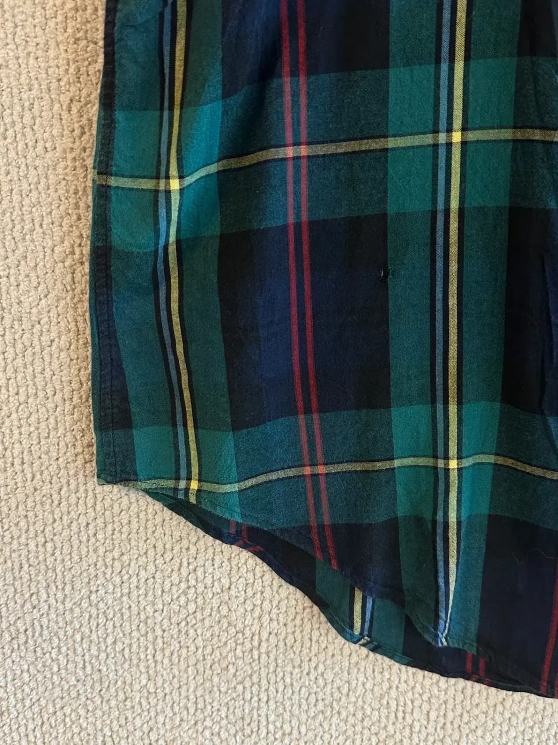 폴로 랄프로렌 1/2 체크 셔츠 (Man M) B1639 상품이미지7