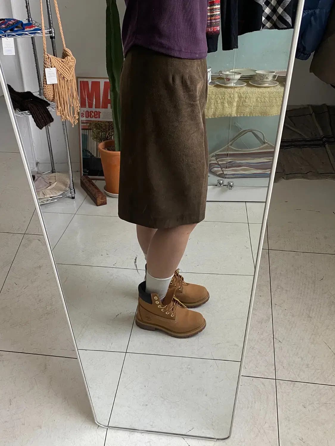 로에베 벨벳 미디엄 스커트 (28) 13226 상품이미지1