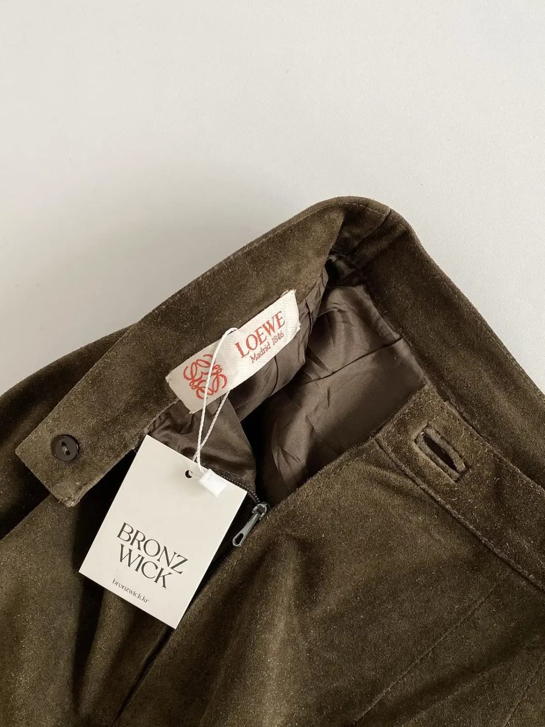 로에베 벨벳 미디엄 스커트 (28) 13226 상품이미지7