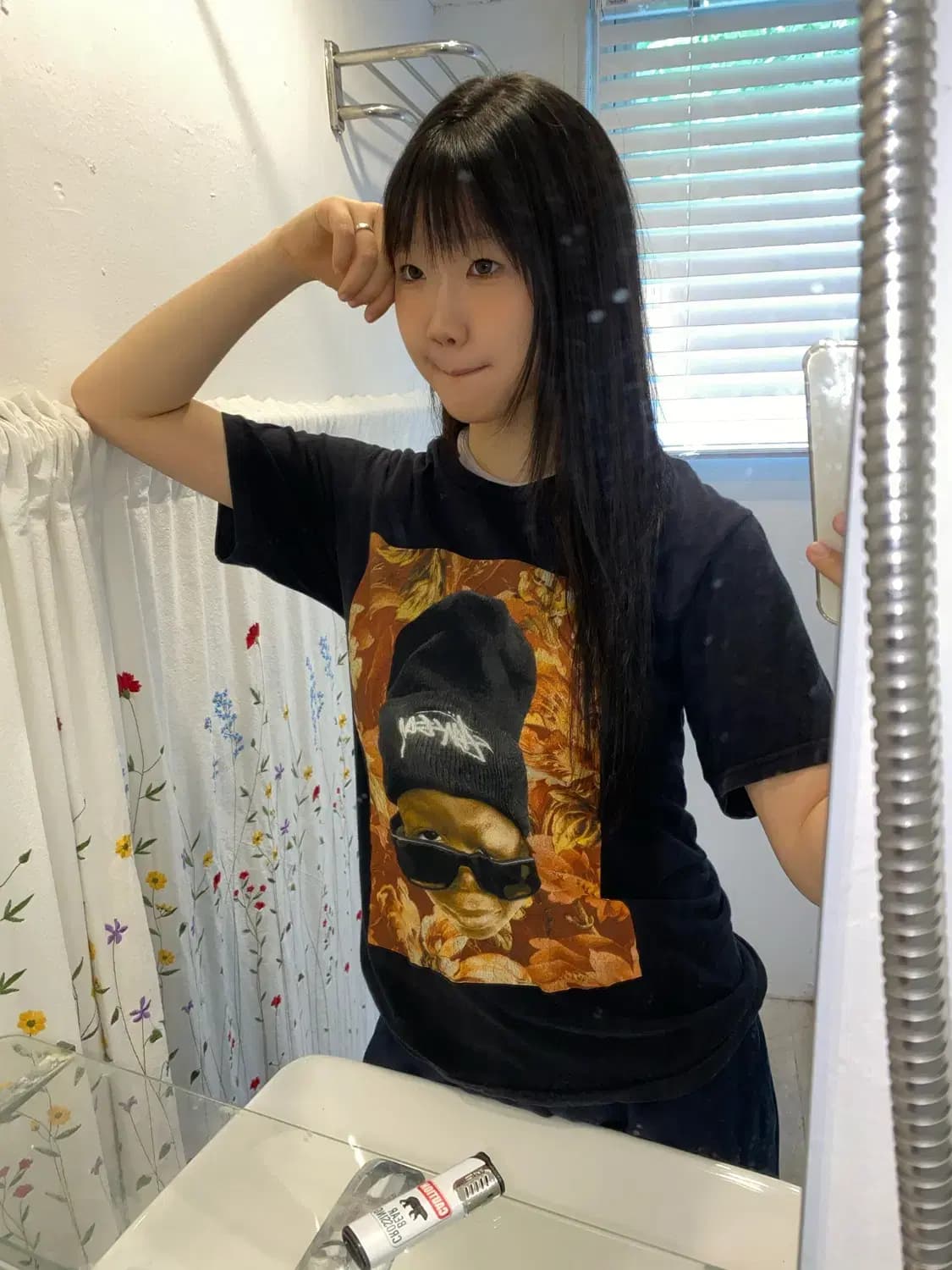 스투시 1/2 프린팅 티셔츠 (Man S) 13242 상품이미지1