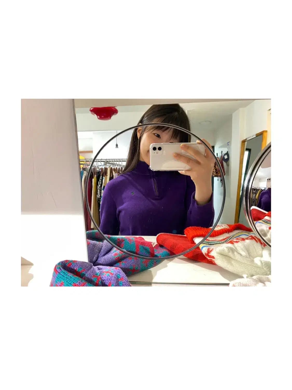 폴로 랄프로렌 반집업 니트 (Woman XS) 13239 상품이미지1