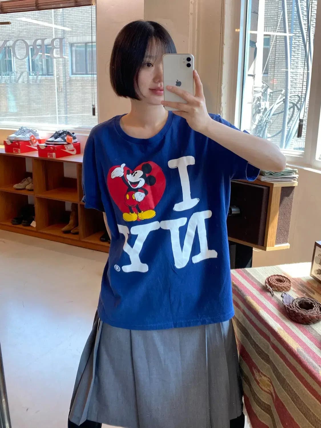 디즈니 미키 1/2 티셔츠 (Man XL) B1662 상품이미지1