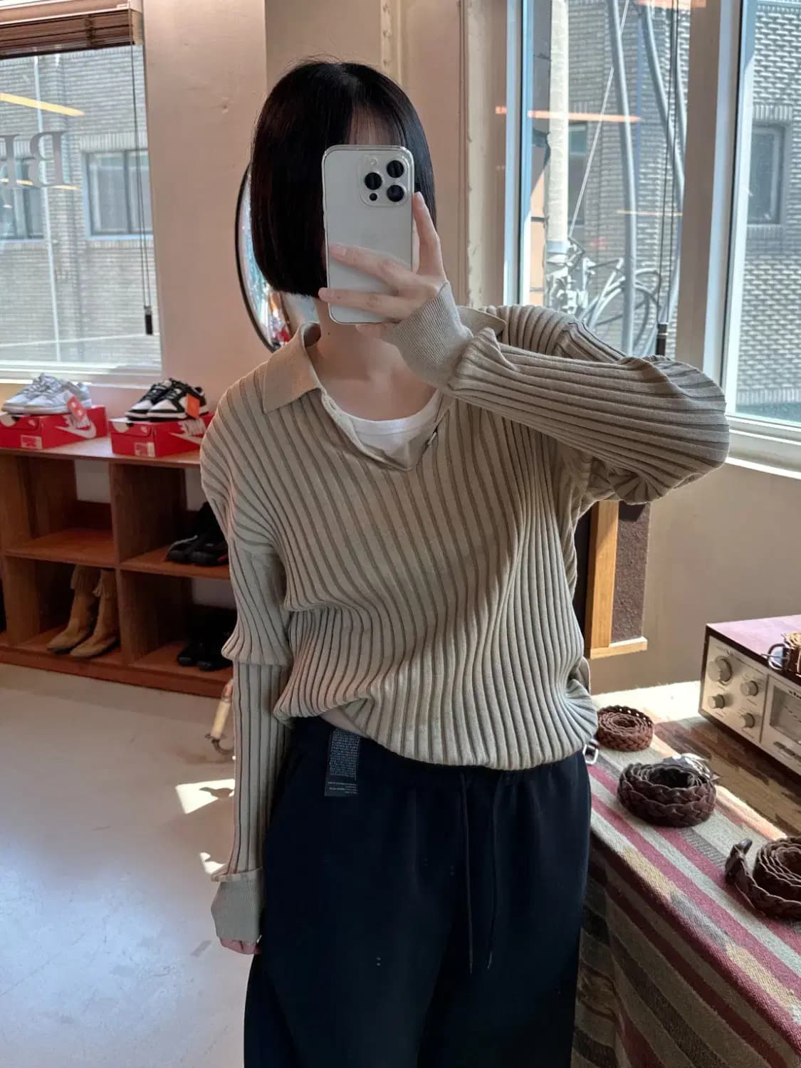 페레가모 카라 니트 (Man M) B1685 상품이미지1