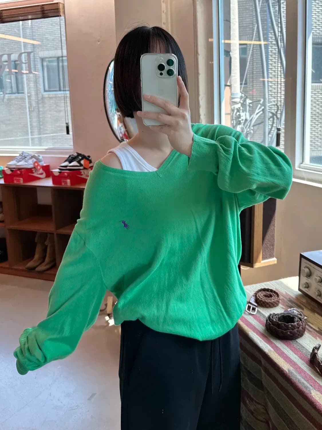 폴로 랄프로렌 브이넥 니트 (Man 2XL) B1681 상품이미지2