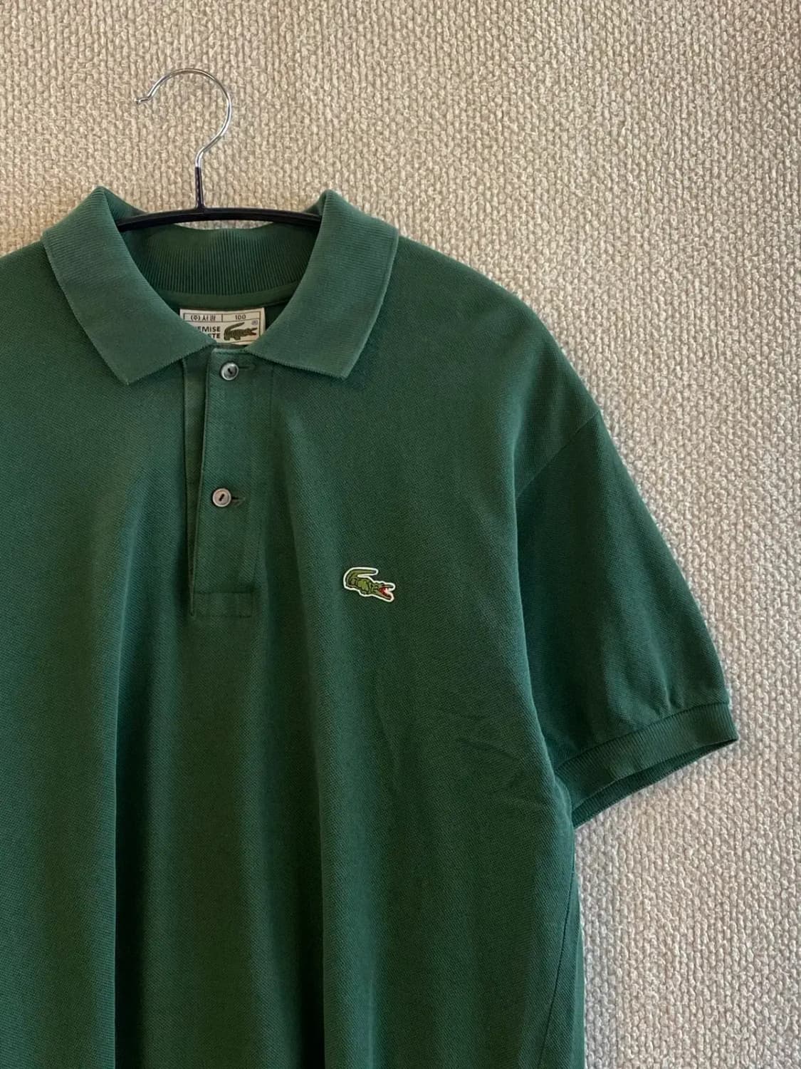라코스테 1/2 카라 티셔츠 (Man S) B1696 상품이미지3