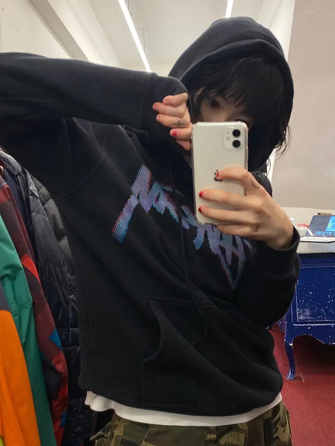 스투시 로고 후드티 (Man S) 13284 상품이미지1