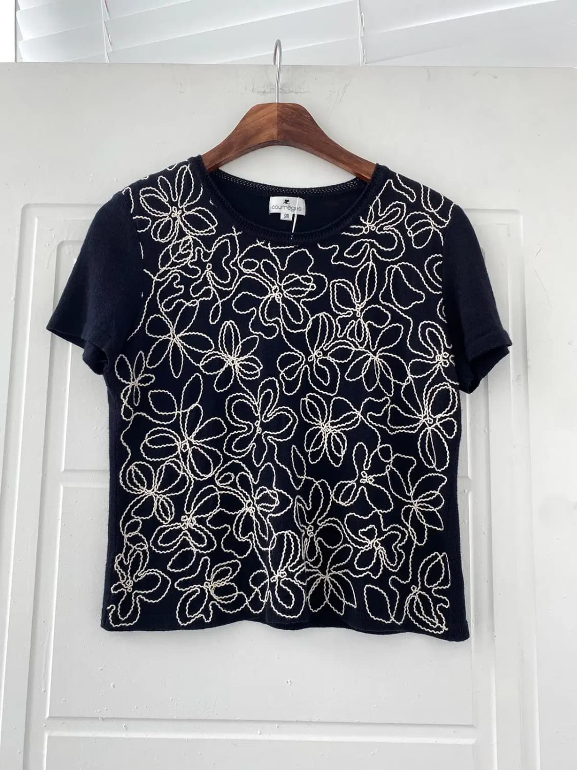 꾸레쥬 니트 티셔츠 (Woman M) 13313 상품이미지2