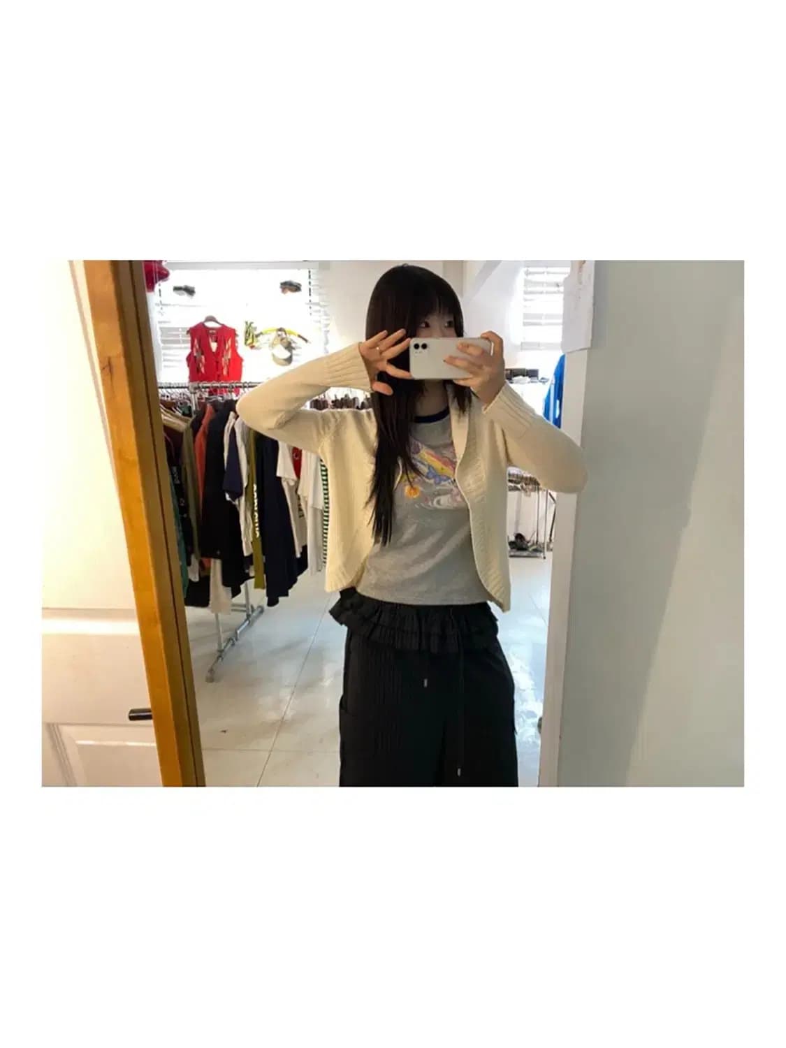 꾸레쥬 니트 가디건 (Woman M) 13312 상품이미지1