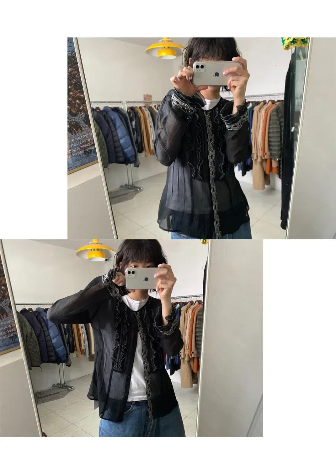 빈티지 블라우스 (Woman L) 13299 상품이미지1