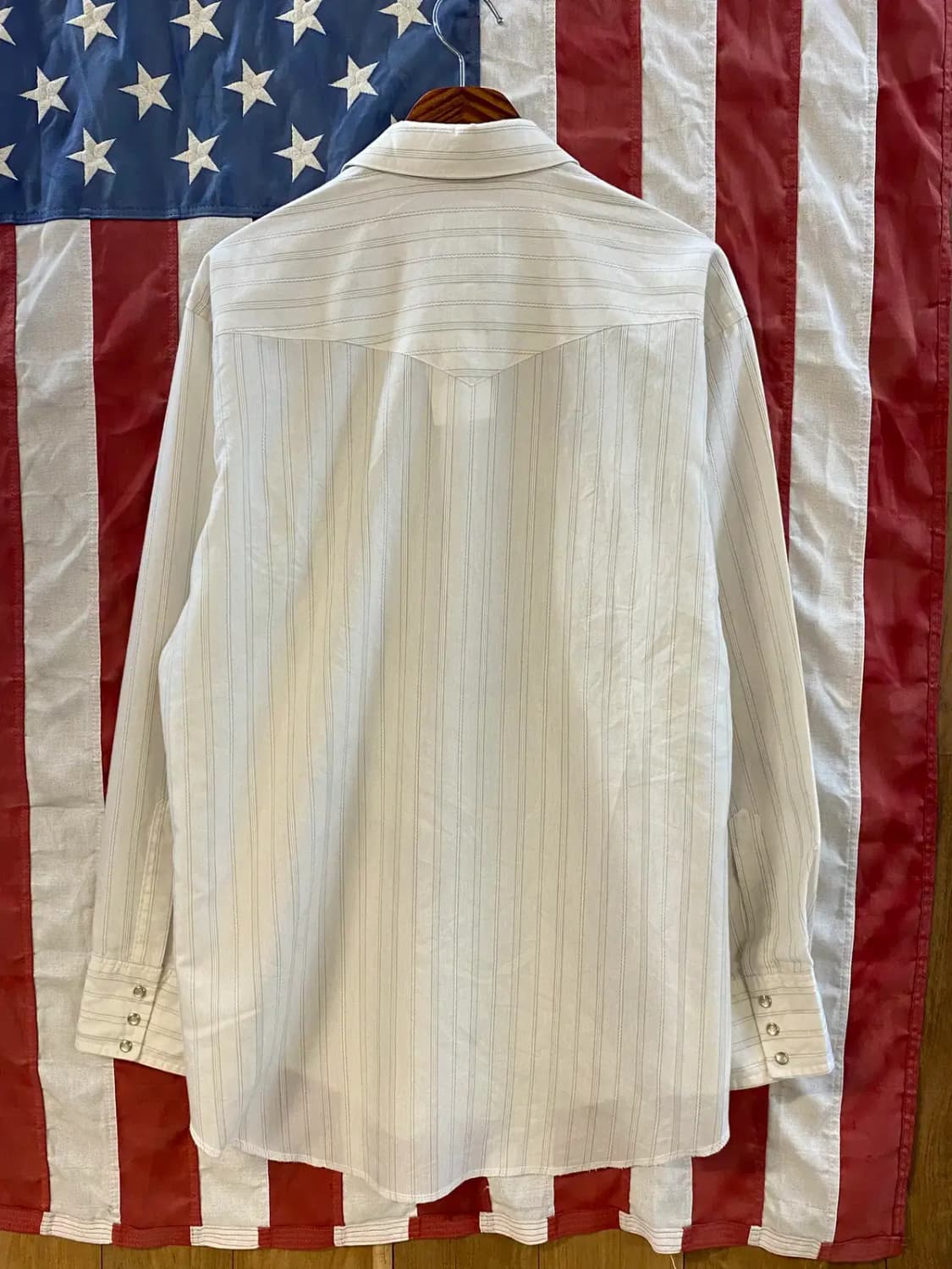 00's Wrangler Striped Shirt (Man 2XL) B1 상품이미지4