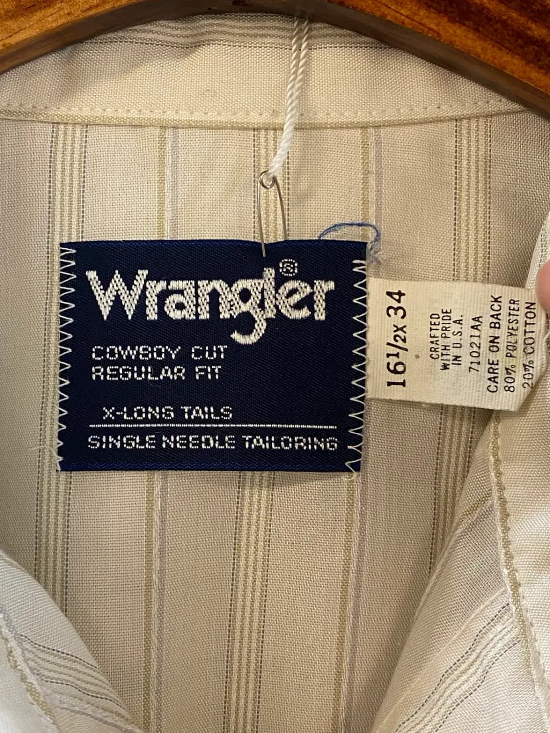 00's Wrangler Striped Shirt (Man 2XL) B1 상품이미지5