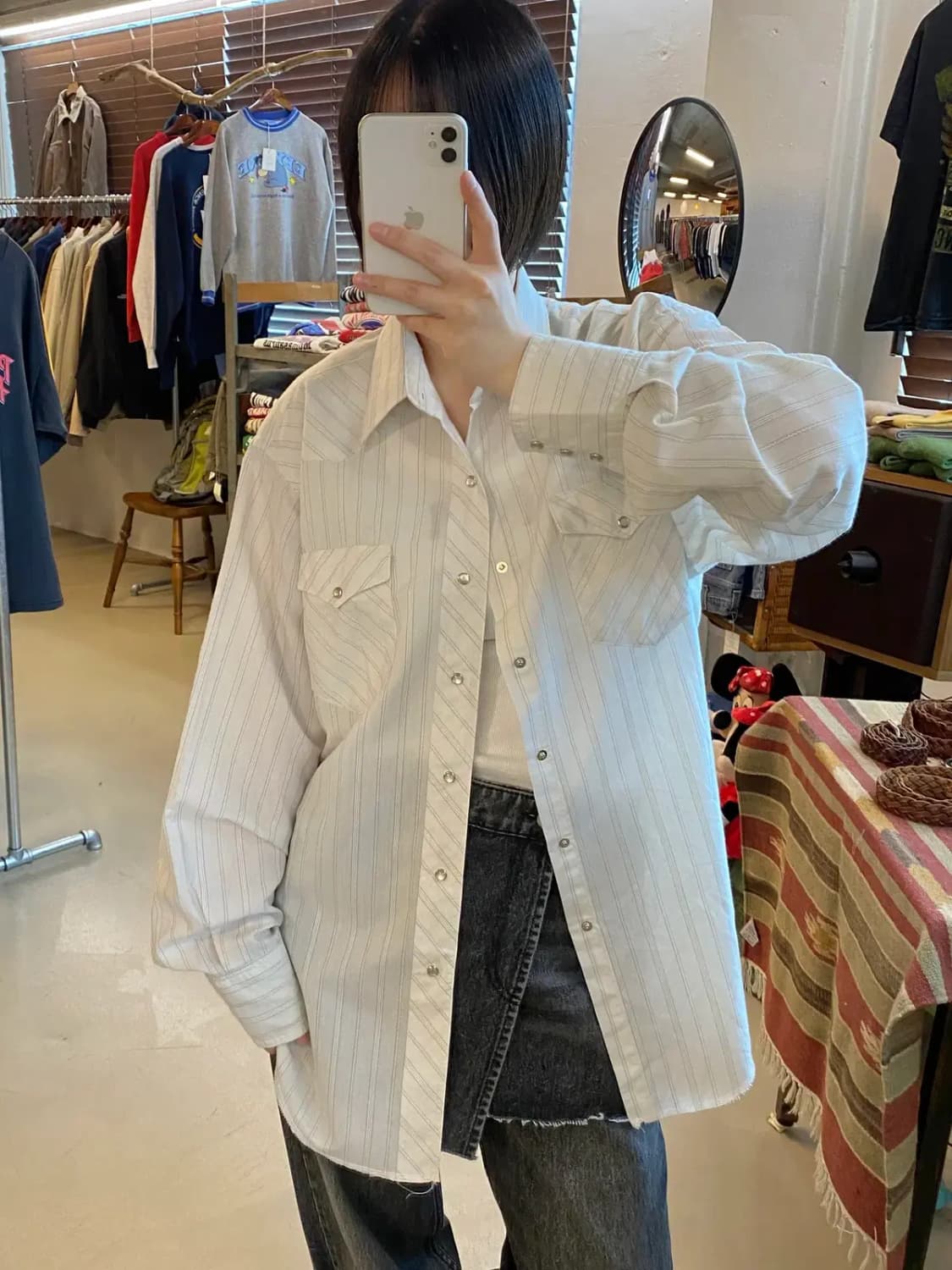 00's Wrangler Striped Shirt (Man 2XL) B1 상품이미지6